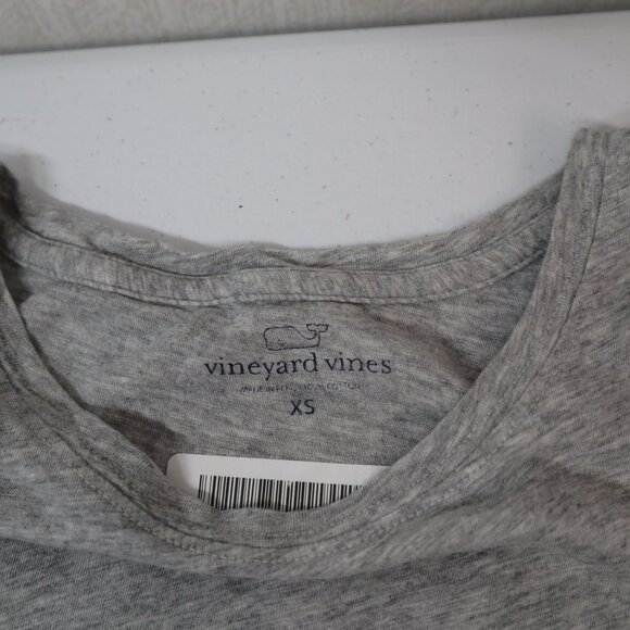 Vineyard Vines Gray Short Sleeve Tee Casual Comfort - Picture 4 of 7